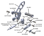 05-0137B Kawasaki ZX-4RR Complete Rearset