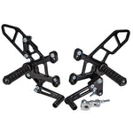 05-0169B Kawasaki Ninja ZX10 2011-2015 Complete Rearset Kit w/ Pedals - GP Shift - Woodcraft Technologies