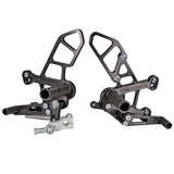 05-0170B Kawasaki Ninja ZX10 2016-2020 Complete Rearset Kit w/ Pedals - STD/GP Shift - Woodcraft Technologies