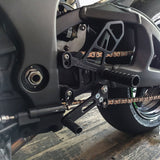 05-0170B Kawasaki Ninja ZX10 2016-2020 Complete Rearset Kit w/ Pedals - STD/GP Shift - Woodcraft Technologies