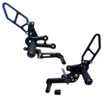 05-0232B Suzuki GSX-8 S/R Complete Std Shift Rearset Kit W/Pedals