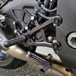 05-0416B Yamaha FZ10 2017 MT10 2018-20  Complete Rearset Kit w/ Pedals - STD/GP Shift - Woodcraft Technologies