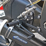 05-0448B Yamaha YZF-R6 2006-2016 Complete Rearset Kit w/ Pedals - STD Shift - Woodcraft Technologies