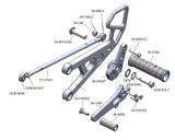 05-0448 Yamaha R6 Rearset - STD Shift w/Shift Pedal