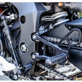 05-0454B Yamaha YZF-R1 2015-20 YZF-R1M 2015-20 YZF-R1S 2015-19 Complete Rearset Kit w/ Pedals - STD/GP Shift - Woodcraft Technologies