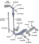 05-0511B Triumph Daytona 675/Street Triple Rearset  - GP Shift w/o QS - RACE ONLY (No Side Stand)