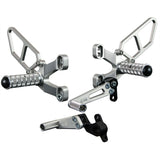 05-0610B Ducati  748 1994-02, 916 1993-99, 996 1999-01, 998 2002-03 Complete Rearset Kit w/ Pedals - STD/GP Shift - Woodcraft Technologies