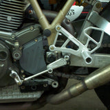 05-0620 Ducati 620 2003, 750 1999-06, 800 2003-06,900 1997-02 1000SS 2002-06 Paul Smart Replica/Sport Classic Rearset Kit - Woodcraft Technologies