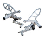 05-0742B Aprila RSV4 2011-16, Tuono V4 2011-16 Complete Rearset Kit w/ Pedals - STD Shift - Woodcraft Technologies