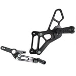 05-0755B BMW S1000RR 2015-19 All Models Complete Rearset Kit w/ Pedals - STD/GP Shift - Woodcraft Technologies