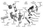 05-0757B BMW S1000RR Complete Rearset w/ Pedals - STD/GP Shift