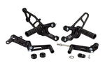 05-4133B Kawasaki Ninja 300 2013-2017 Complete Rearset Kit w/ Pedals - STD/GP Shift - Woodcraft Technologies