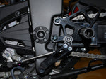 05-4133B Kawasaki Ninja 300 2013-2017 Complete Rearset Kit w/ Pedals - STD/GP Shift - Woodcraft Technologies