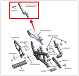 05-0415B Yamaha MT10  Complete Rearset