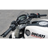 Clipon Adapter Plate w/ XL Black Bars Ducati Monster 696/796/1100 - Woodcraft Technologies