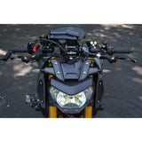 Clipon Adapter Plate w/ Std. Black Bars Yamaha FZ-09 2014-17, XSR900 2016-2020, FJ-09 2015-2016 - Woodcraft Technologies