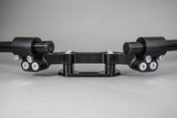 Ducati Monster 1200 '14-16 Front Mount 35mm Eccentric Adapter Plate Assembly, Black Bars - Woodcraft Technologies