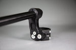 Woodcraft 75mm Side Mount Clipons for Suzuki 1999-20 SV650 41mm Clamp STD Blk Bars - Woodcraft Technologies