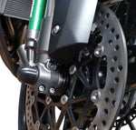 45-0147F Front Axle Slider Kit, Kawasaki ZX6R 2007-08, 636 2005-12, ZX10R 2008-20, H2 2015-20 - Woodcraft Technologies